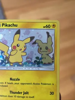 Pokemon Pikachu SM04 Promo Holo SM Set Basic Card 70 HP Pokemon TCG Card - Image 5