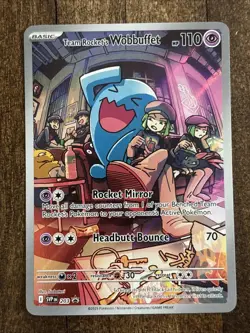 Team Rocket's Wobbuffet 203 Sv: Scarlet & Violet Promo Cards Holo - Image 1