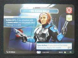 Bo-Katan Kryze - Princess in Exile - 274 Showcase Foil - Star Wars Unl Card - Image 1