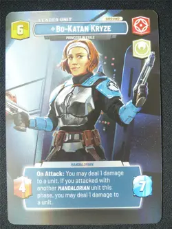 Bo-Katan Kryze - Princess in Exile - 274 Showcase Foil - Star Wars Unl Card - Image 2