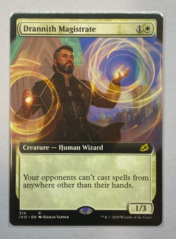 MTG - Ikoria: Lair of Behemoths - Drannith Magistrate - Extended Art - NM - Image 1
