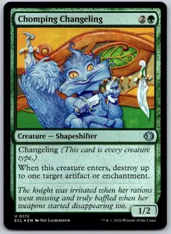 Chomping Changeling Foil U Lorwyn Eclipsed 172 NM - Image 1