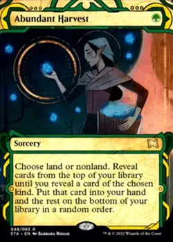 Abundant Harvest - Foil Etched Extended Art STA LP MTG - Image 1