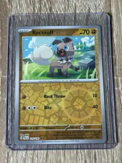 💥SHIPS SAME DAY Rockruff 116/193 Reverse Holo Pokemon Card Fighting Type - Image 1