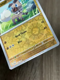 💥SHIPS SAME DAY Rockruff 116/193 Reverse Holo Pokemon Card Fighting Type - Image 3