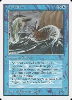 Sea Serpent Unlimited Edition LP MTG - Image 1