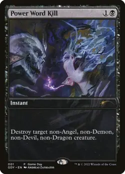 Power Word Kill - Promo Game Day Promos NM MTG - Image 1