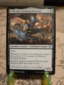 MTG Yahenni, Undying Partisan Commander Masters Regular Uncommon NM - Image 1