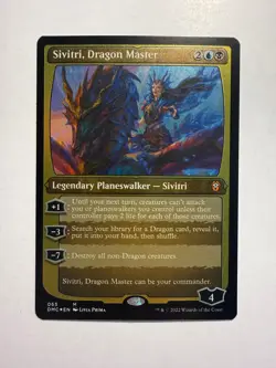Sivitri, Dragon Master (Foil Etched) 65 MTG Commander: Dominaria United - Image 1