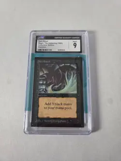 Magic The Gathering 1993 Collector's Edition Graded CGC 9 Dark Ritual - Image 1