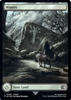 MTG Wastes Foil NM FINAL FANTASY Magic 309 - Image 1