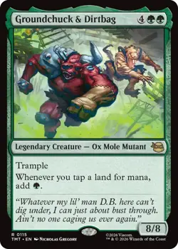 Groundchuck & Dirtbag Light Play, English Magic the Gathering MTG Teenage Mutant - Image 1