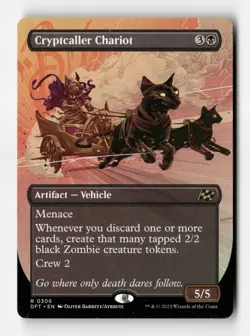 Cryptcaller Chariot - Aetherdrift - #306 - Non-Foil - NM - MTG - Image 1