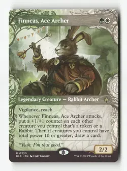 Finneas, Ace Archer - #330 - Non Foil - MTG - Near Mint - Image 1