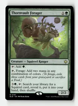 Thornvault Forager - #197 - Non Foil - MTG - Near Mint - Image 1