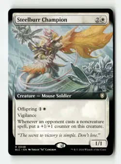 Steelburr Champion - #48 - Non Foil - MTG - Near Mint - Image 1