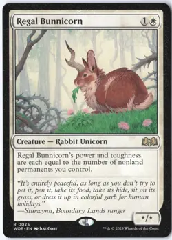 Regal Bunnicorn R Wilds of Eldraine 25 LP - Image 1