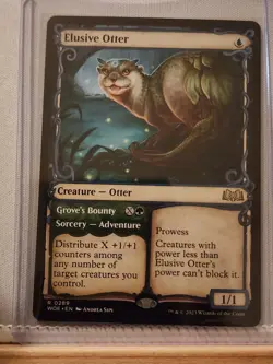 Elusive Otter - WOE - Rare - NM - Magic the Gathering - MTG - Image 1