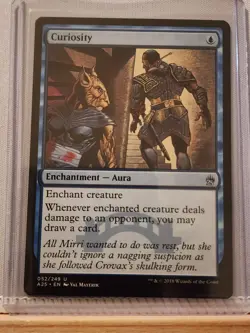 Curiosity - A25 - Uncommon - NM - Magic the Gathering - MTG - Image 1