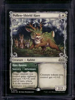 Pollen-Shield Hare - 293 - WOE - NM - MTG Magic the Gathering - Image 1