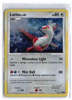 Pokemon LATIAS 3/17 Holo Rare (POP Series 3) HP/Heavy Play - Image 1