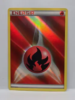 Fire Energy Holo 2013 Spanish Energia Pokemon TCG VLP/NM - Image 1