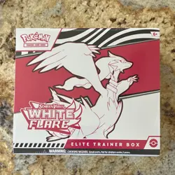 Pokemon Scarlet & Violet White Flare Elite Trainer Box Reshiram Tornadus 2024 - Image 1