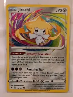 JIRACHI RAINBOW ACE SPEC RARE 119/185 ~ Pokemon TCG: Vivid Voltage - Image 1
