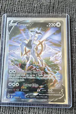 Arceus V 166/172 Full Art Brilliant Stars NM Pokemon - Image 1