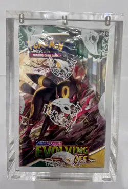 Pokemon TCG Sword & Shield Evolving Skies Booster Box SEALED w/Acrylic - Image 3