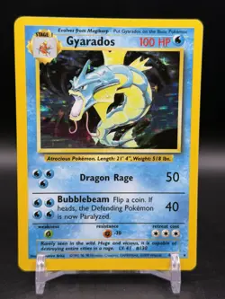 Gyarados Holo Rare 6/102 1999 Pokemon Base Set English WOTC NM - Image 1
