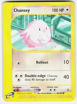 POKEMON CHANSEY 69 AQUAPOLIS MP - Image 1