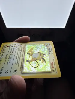 Raichu 1999 Pokemon TCG Base Set Unlimited #14/102 Holo Rare Vintage WotC - Image 4