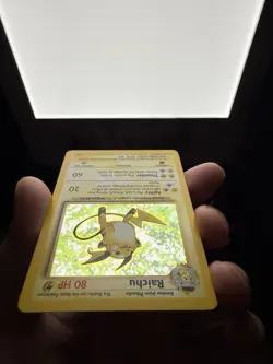 Raichu 1999 Pokemon TCG Base Set Unlimited #14/102 Holo Rare Vintage WotC - Image 5