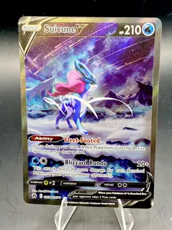 Pokemon Crown Zenith: Galarian Gallery Holo Suicune V GG38/GG70 - NM/MINT - Image 1