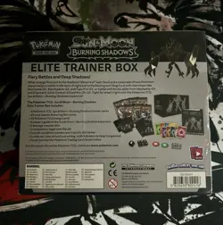Pokemon Sun and Moon Burning Shadows Elite Trainer Box ETB Brand New Sealed - Image 2