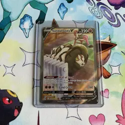 2021 Pokemon Fusion Strike Sandaconda V (Alternate Full Art) 252/264 NM - Image 1