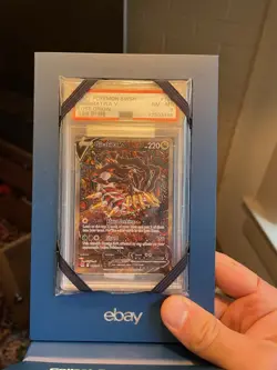 Giratina V Full Art Holo Ultra Rare 186/196 Lost Origin PSA 8 Pokemon TCG 2022 - Image 1