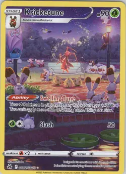 Kricketune NM #GG02 Crown Zenith: Galarian Gallery Pokemon - Image 1