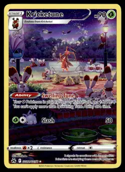 2023 Sword & Shield Series - Crown Zenith - Galarian Gallery Kricketune Common - Image 1