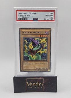 Konami Yu-Gi-Oh! Magical Ghost SDY-025 PSA 10 1st Edition Starter Deck Yugi 2002 - Image 1