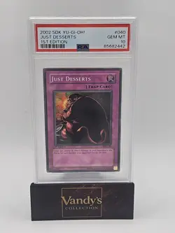 Konami Yu-Gi-Oh! Just Desserts SDK-040 PSA 10 1st Edition Starter Deck Kaiba - Image 1