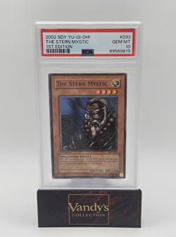 Konami Yu-Gi-Oh! The Stern Mystic SDY-033 PSA 10 1st Edition Yugi 2002 - Image 1