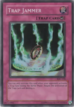 Trap Jammer IOC-110 Super Rare Invasion of Chaos Yu-Gi-Oh Near Mint - Image 1