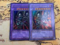 Yugioh B. Skull Dragon MRD-018 Ultra Rare Unlimited LP Slight Fade - Image 1
