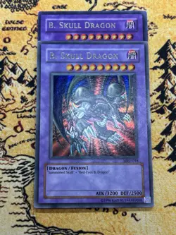 Yugioh B. Skull Dragon MRD-018 Ultra Rare Unlimited LP Slight Fade - Image 2