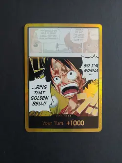 One Piece Gold DON!! OP15 ENGLISH Luffy Golden Bell - Adventure On Kamis Island - Image 1