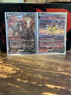 Pokemon TCG Raikou V, Entei V Full Art Foil 2 Card Lot English 2023 - Image 1