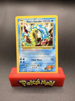 Pokemon TCG Gyarados Holo Card Misty's Gyarados 13/132 Gym Challenge NM-e - Image 1