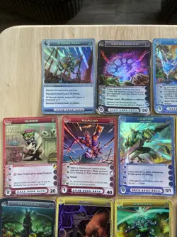 Chaotic Cards Lot of 18 Damaged FOIL Ultras And Supers - Image 2